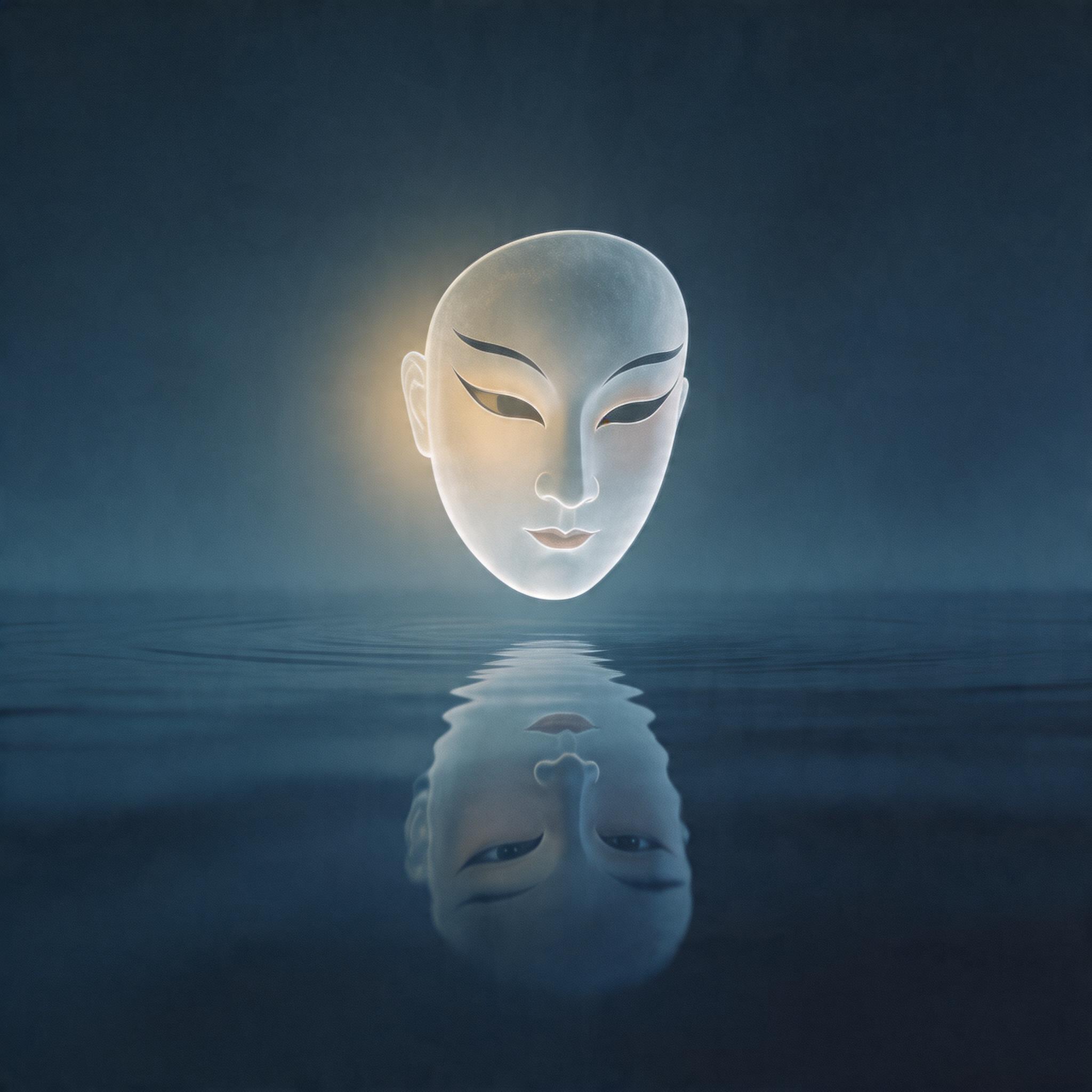 面具与水下真实面孔